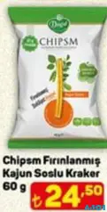 CHİPSM FIRINLANMIŞ KAJUN SOSLU KRAKER 60 G